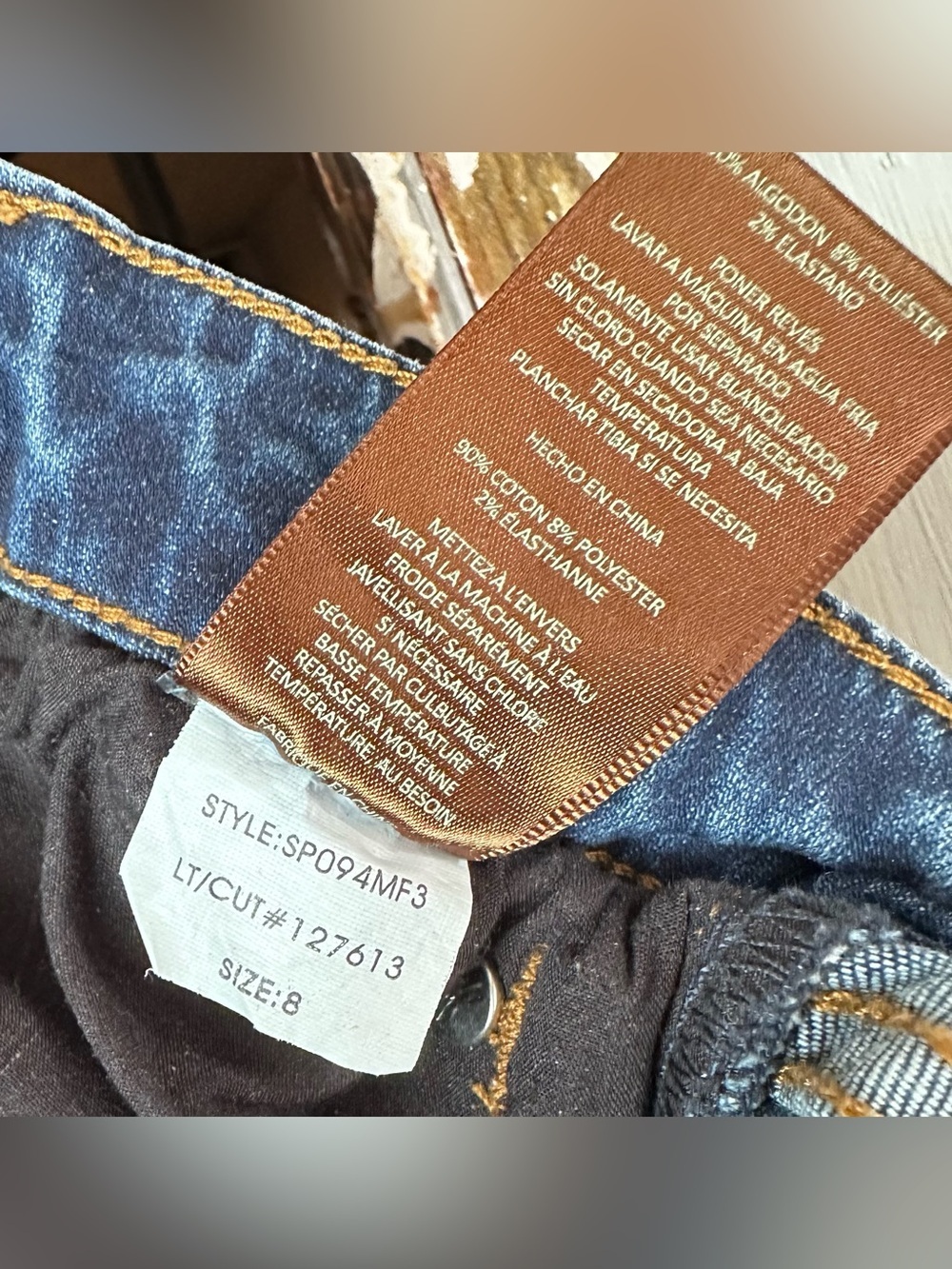 KUT from the Kloth Boyfriend Jeans Medium Wash Stretch Denim Size 8 - Picture 9 of 9